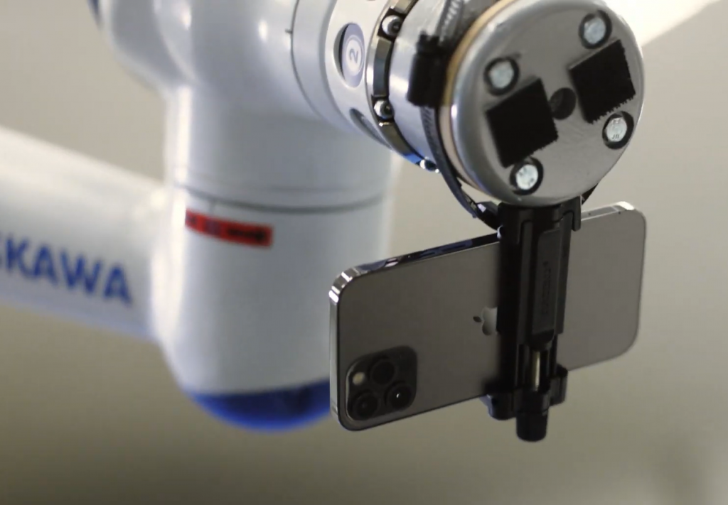 iphone12 on robot performing visual inspection – Metrology and Quality ...