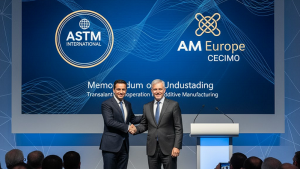 ASTM International and AM Europe Partnership to Advance Global Additive Manufacturing