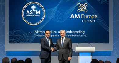 ASTM International and AM Europe Partnership to Advance Global Additive Manufacturing