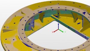 Large-Scale 3D Metrology Enables Reconstruction of Critical Agitation Component