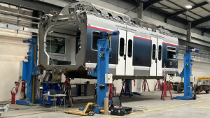 Laser Tracker Technology Improves Inspection of Rail Vehicle Shock Absorber Mounts